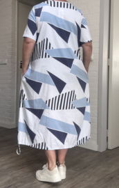 KEKOO design viscose ballon jurk/ stretch