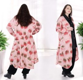AKH oversized acryl vest/blazer/jas stretch