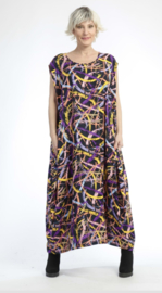 AKH oversized linnen/viscose  ballonjurk apart