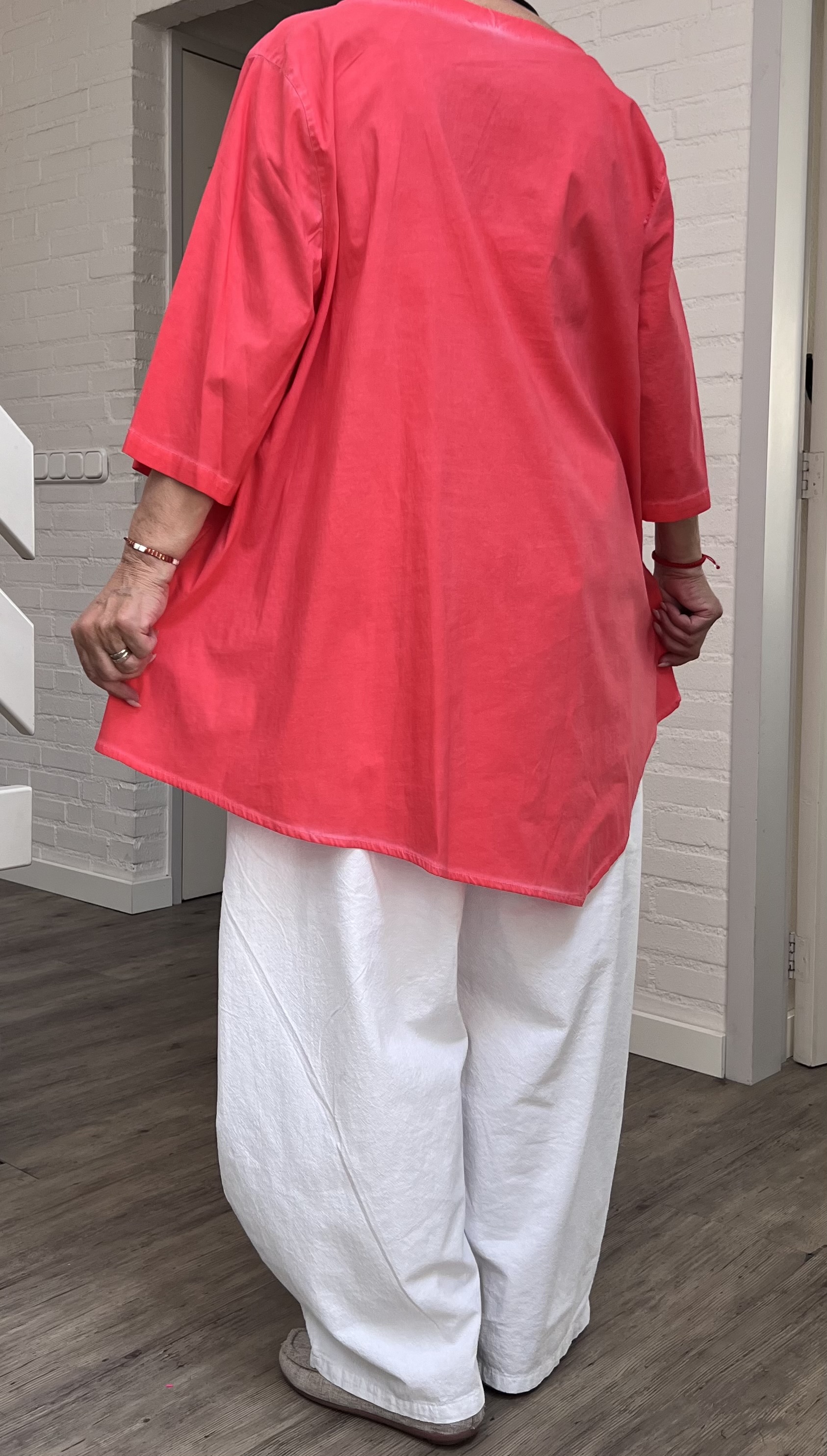 SINNE design.. A- lijn viscose tuniek stretch/in meerdere kleuren