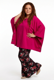 ITALIA MODA  oversized winter katoen tuniek/ poncho stretch /in meerdere kleuren