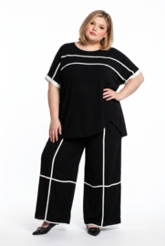 ITALIA MODA oversized viscose mix tuniek + broek stretch
