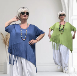 ITALIA katoen oversized zacht  gebreide top /in meerdere kleuren