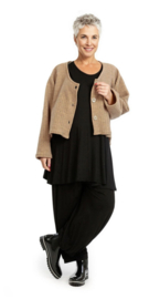 AKH oversized A-lijn blazer/vest apart stretch