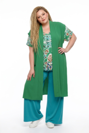 Sissi oversized viscose mouwloze vest stretch /in meerdere kleuren