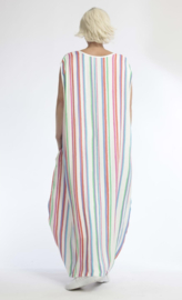 AKH oversized zijde look viscose jurk apart
