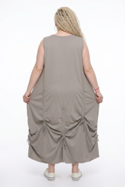 Moonshine katoen A-lijn jurk stretch