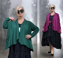 ITALIA  oversized katoen jersey tricot vest/blazer  stretch/in meerdere kleuren
