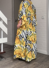 Mila Ragazza oversized A-lijn chiffon boho jurk  apart (extra groot)