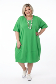 ITALIA MODA katoen A-lijn jurk stretch