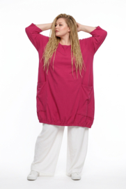 AKH viscose/linnen  A-lijn jurk/tuniek met zakken apart