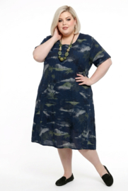 ITALIA MODA katoen A-lijn jurk