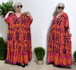 Vincenzo Allocca oversized viscose A-lijn jurk/tuniek apart