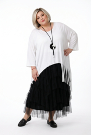 Moonshine oversized viscose A-lijn tuniek stretch/meerdere kleuren