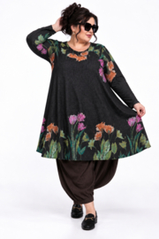 ITALIA MODA jersey viscose A-lijn jurk /stretch