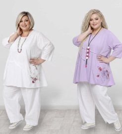 Moonshine oversized A-lijn tuniek stretch/meerdere kleuren