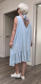 ITALIA MODA  jeans tencel A-lijn jurk apart /in meerdere kleuren