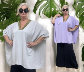 Sissy  oversized viscose top/stretch /in meerdere kleuren