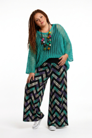 ITALIA katoen oversized gebreide top /in meerdere kleuren