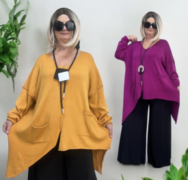 Moonshine oversized  viscose gebreide top /in meerdere kleuren