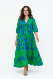 Vincenzo Allocca oversized viscose  BOHO A-lijn jurk apart