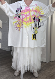 ITALIA oversized viscose blouse/hemd