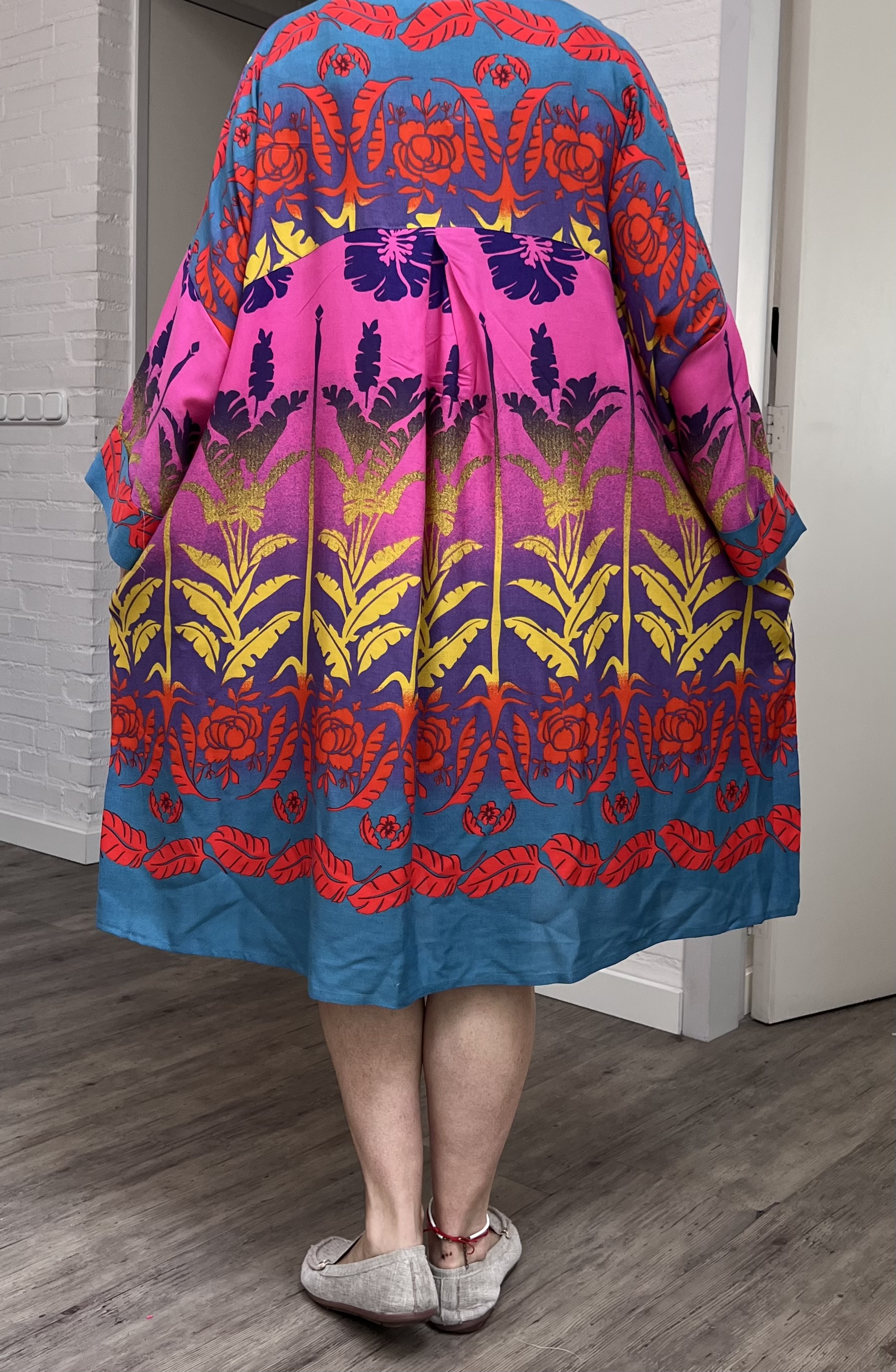 Vincenzo Allocca oversized viscose jurk/tuniek