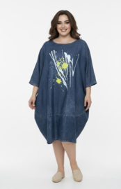 Zedd Plus tencel jeans ballon jurk