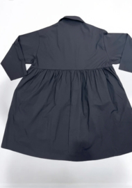H-4 style A-lijn jurk + vest /zwart /apart