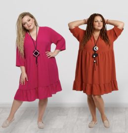 RAFAY  A-lijn jurk/tuniek apart /in meerdere kleuren