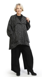 AKH  oversized viscose  A-lijn korte tussenjas /blazer stretch