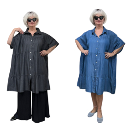 Sissy tencel jeans A-lijn tuniek/jurk/in meerdere kleuren