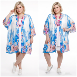 ITALIA MODA  oversized viscose zomer vest