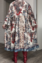 Jean Marc Philippe viscose BOHO A-lijn jurk