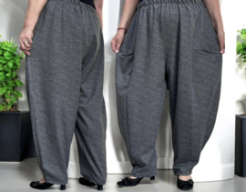 Moonshine punta viscose ballonbroek apart stretch grijs