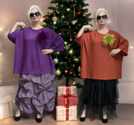 ITALIA MODA  oversized  gebreide top /in meerdere kleuren