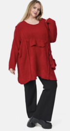 amandine oversized  super zacht bouclé gebreide top/trui /in meerdere kleuren
