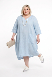 Moonshine linnen A-lijn jurk