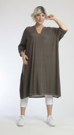AKH oversized viscose jurk/tuniek apart  stretch