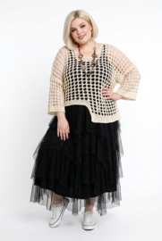 ITALIA katoen oversized zacht  gebreide top