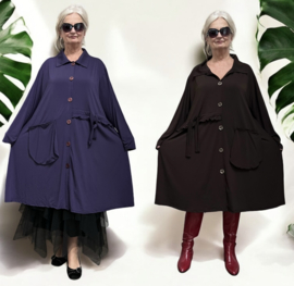 Haniya viscose mix blazer/vest/ met knoopsluiting //in meerdere kleuren
