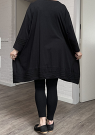 Vincenzo Allocca oversized de modieuze kleuring katoen A-lijn tuniek met aparte kraag  stretch