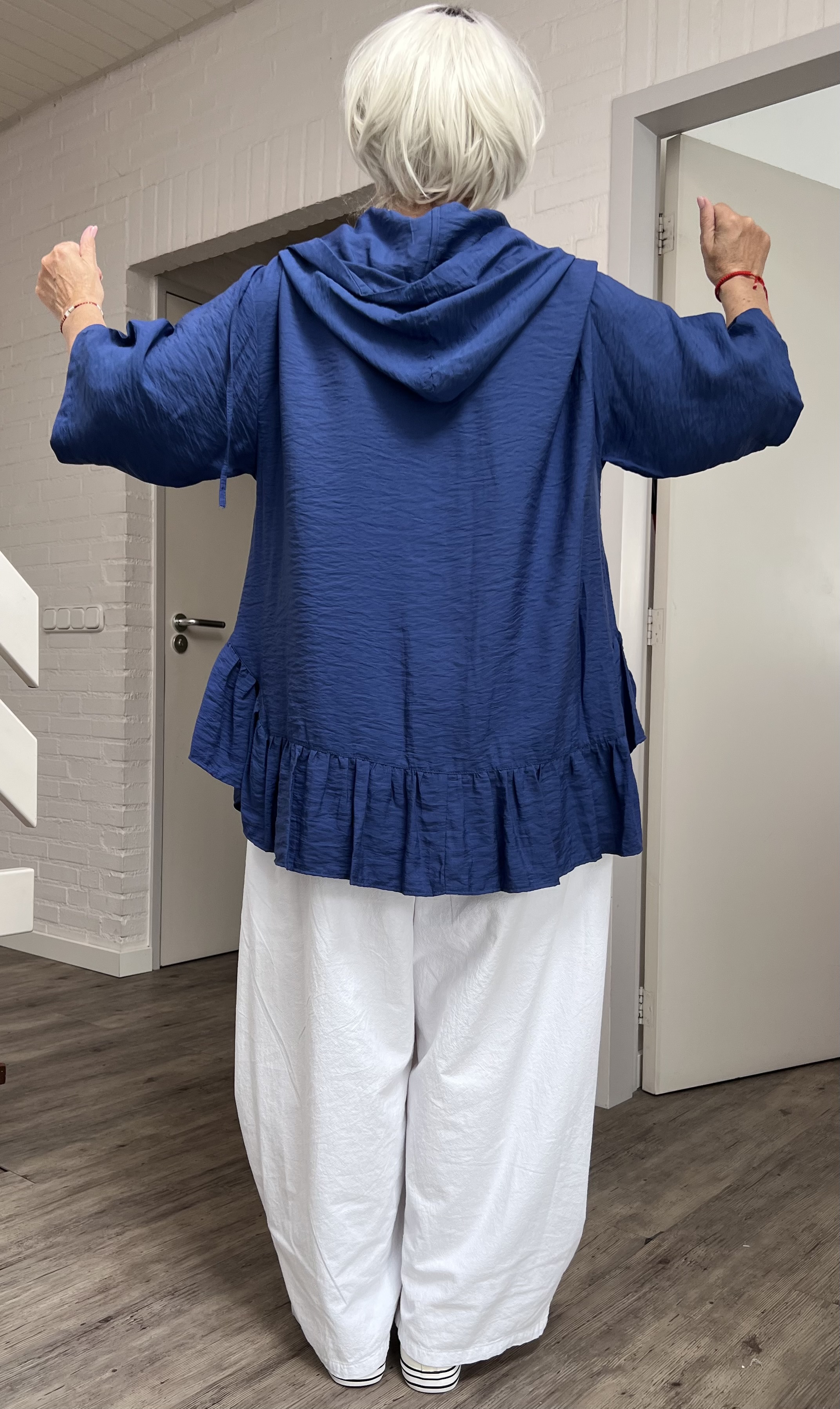 SINNE design.. A- lijn viscose blazer/vest