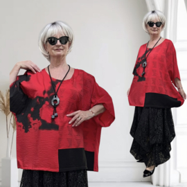Zedd Plus viscose tuniek/top  met ketting