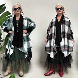 Sissy Italia oversized zachte winter katoen blazer/vest/jas /in meerdere kleuren