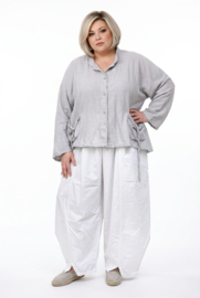 Moonshine katen/linnen look ballonbroek apart wit