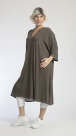 AKH oversized viscose jurk/tuniek apart  stretch