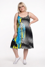 Ophilia viscose A-lijn tuniek/jurk  stretch