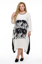 Zedd Plus viscose  A-lijn jurk