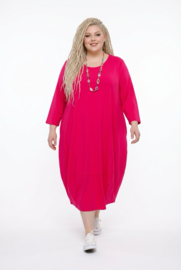 New Jersey viscose ballon jurk stretch